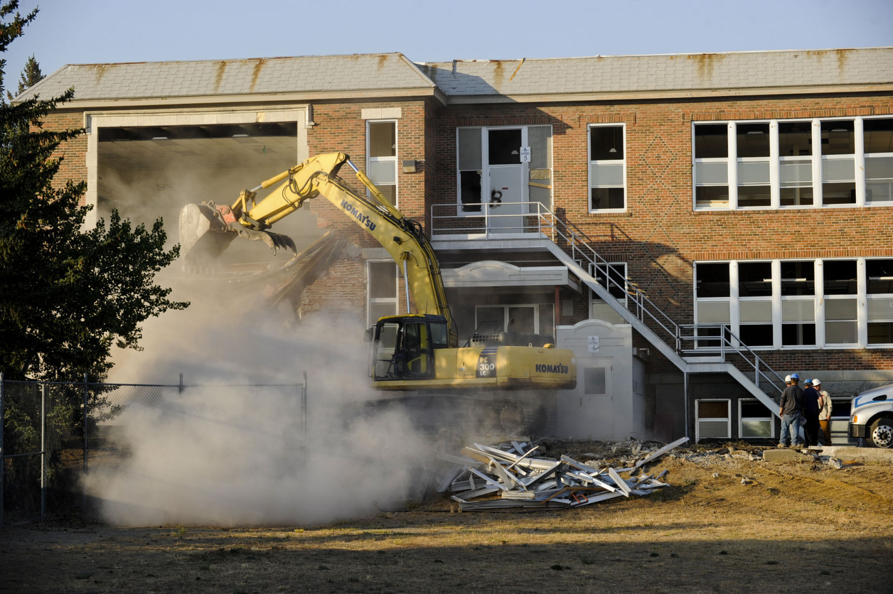 The demolition of Central School begins Monday morning.